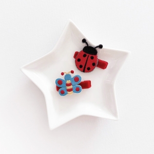 Girl Hair Clip Ladybug Butterfly Set (GHP6387)